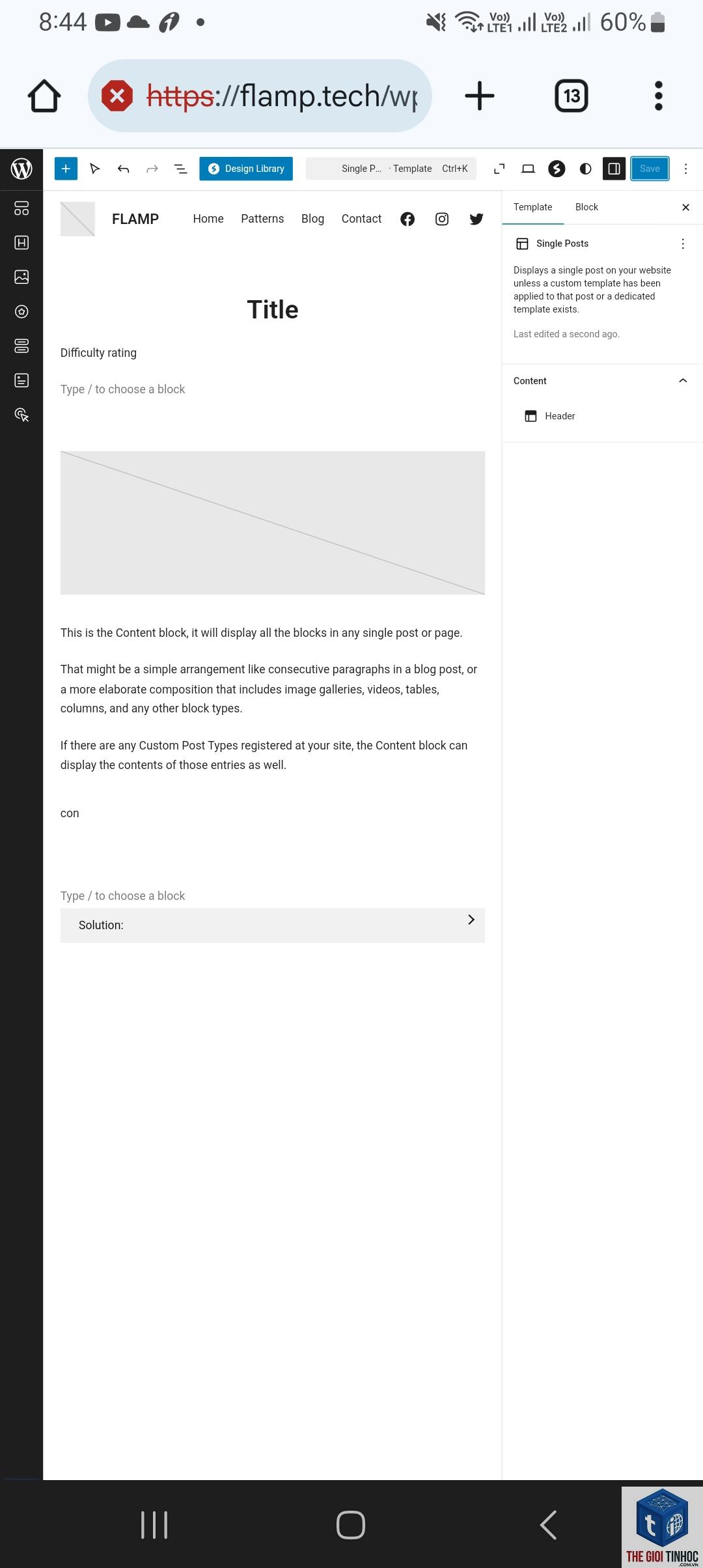 wordpress single post error - Hình 1
