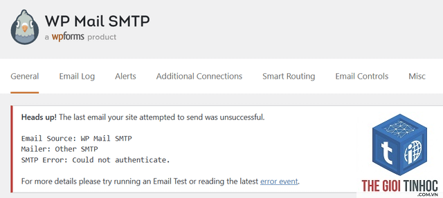 wordpress smtp error - Hình 4