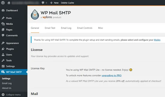 wordpress smtp firewall lỗi - Hình 3