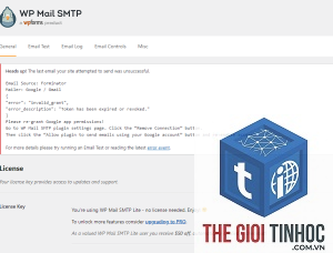 wordpress smtp mailer lỗi