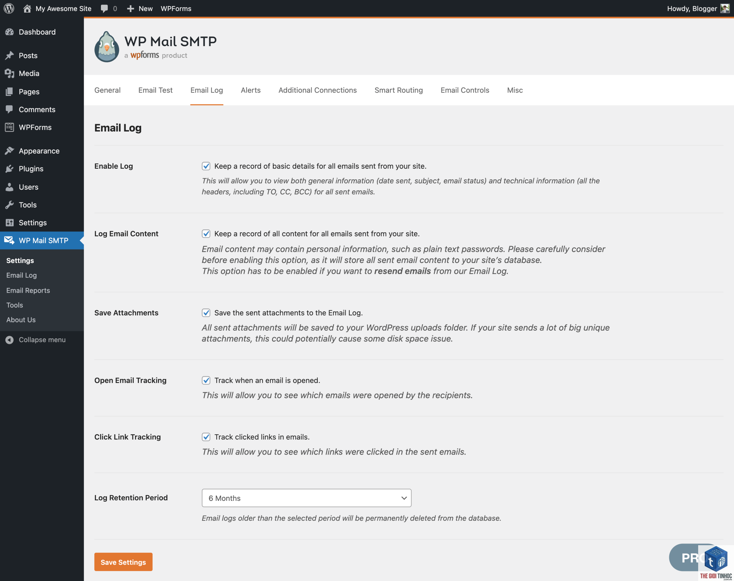 wordpress smtp monitoring - Hình 4
