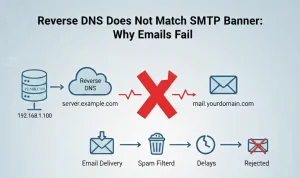 wordpress smtp reverse dns lỗi