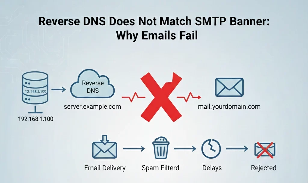 wordpress smtp reverse dns lỗi