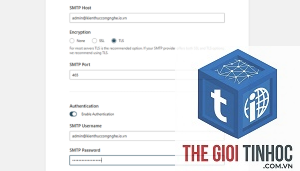 wordpress smtp username lỗi
