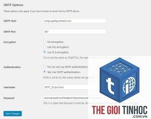 wordpress sparkpost smtp lỗi