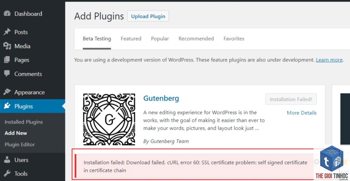 wordpress ssl certificate email lỗi - Hình 3