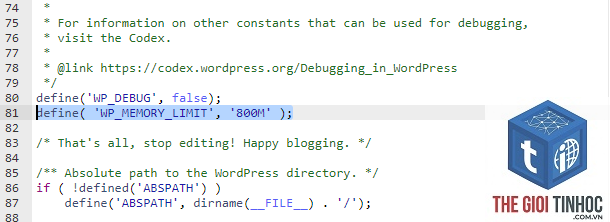 wordpress thiếu bộ nhớ - Hình 2