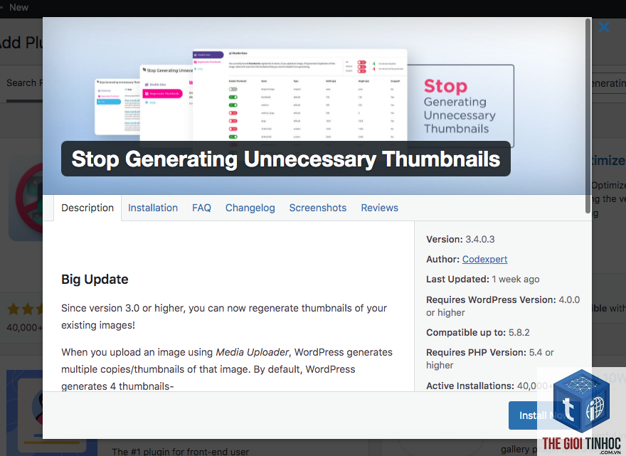 wordpress thumbnail generation failed