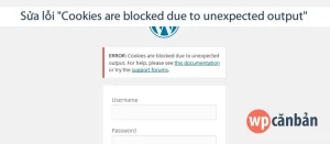 wordpress unexpected output error