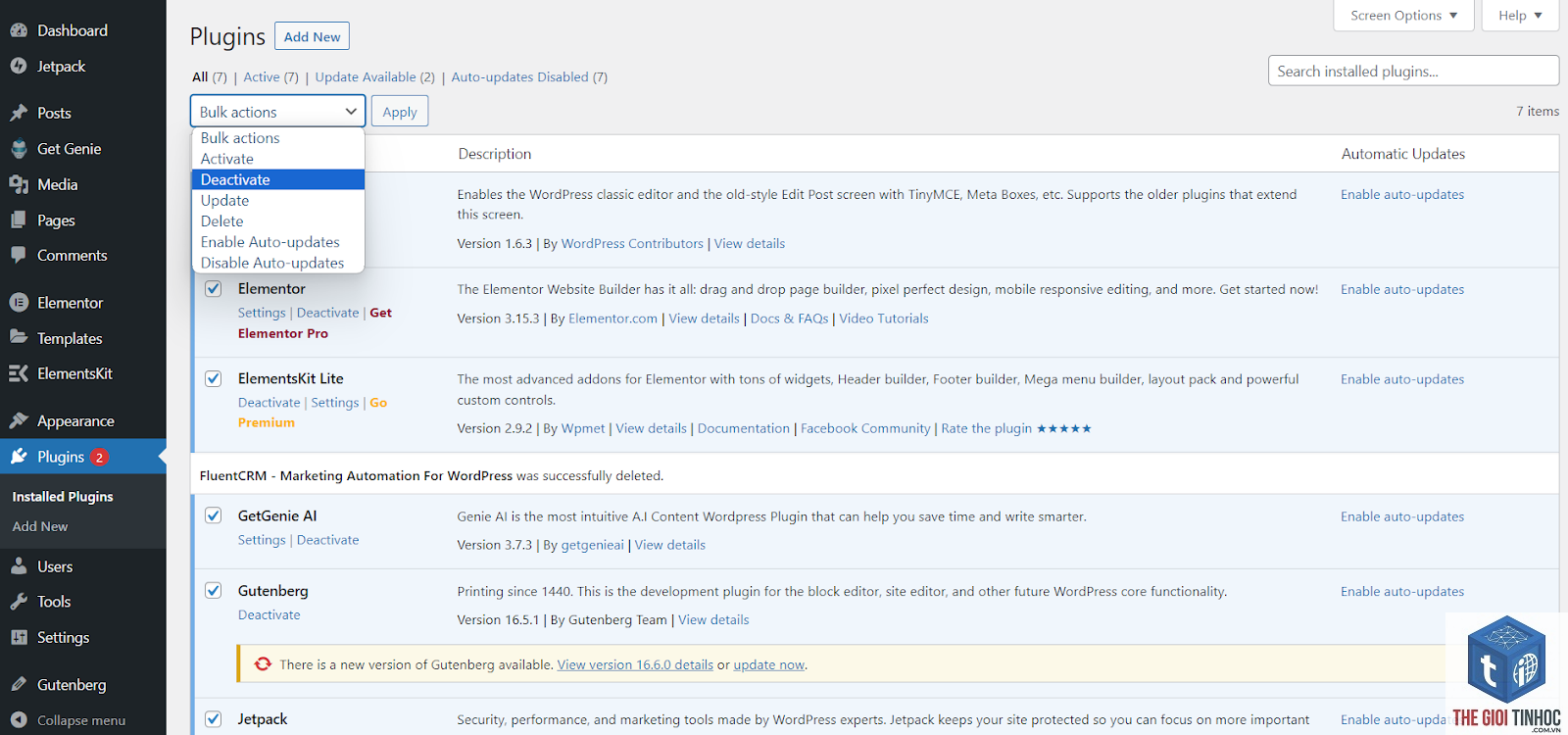 wordpress update core failed - Hình 3