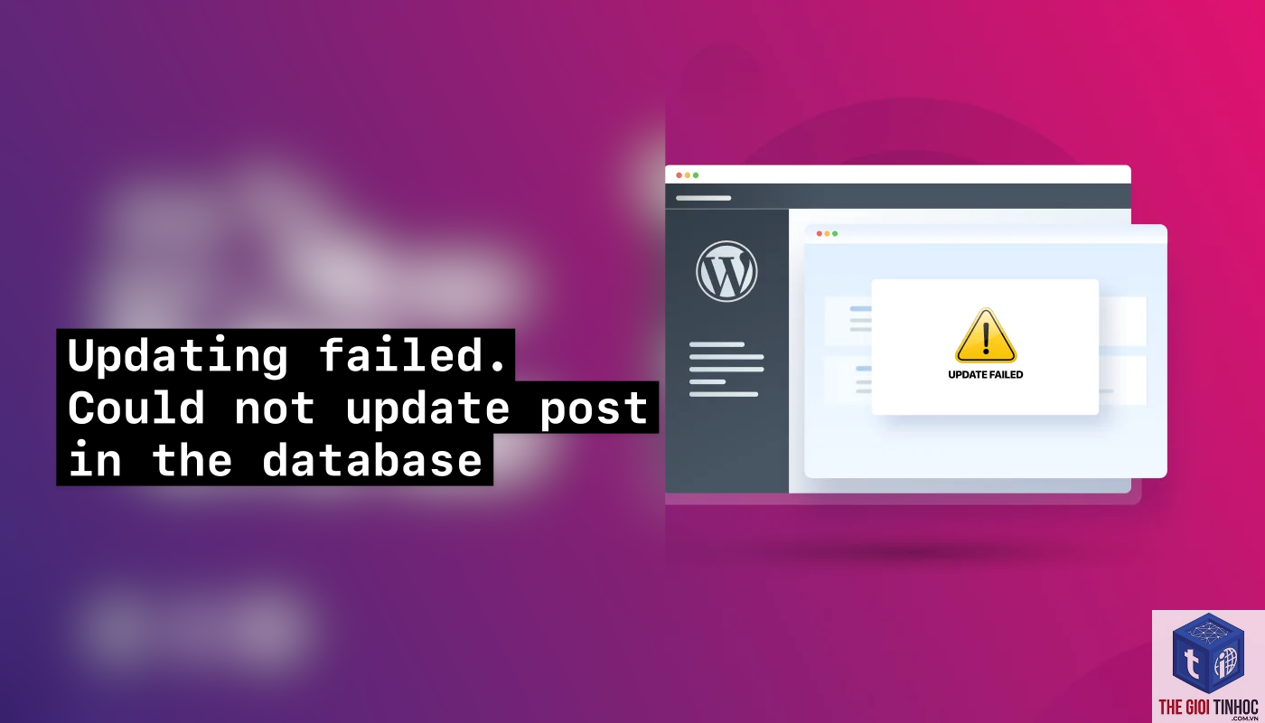 wordpress update database failed - Hình 2