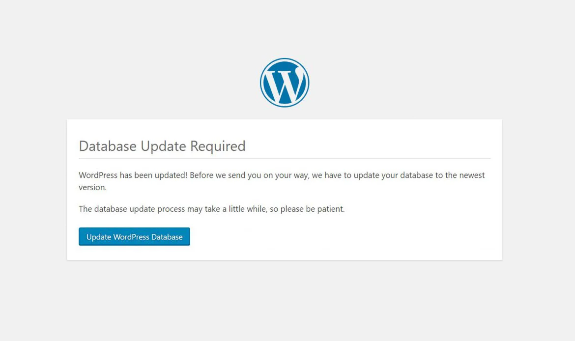 wordpress update database failed - Hình 1