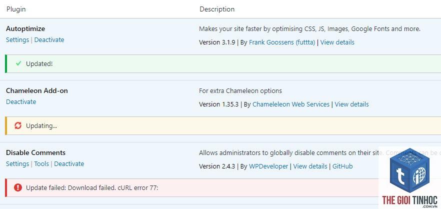 wordpress update download failed - Hình 4