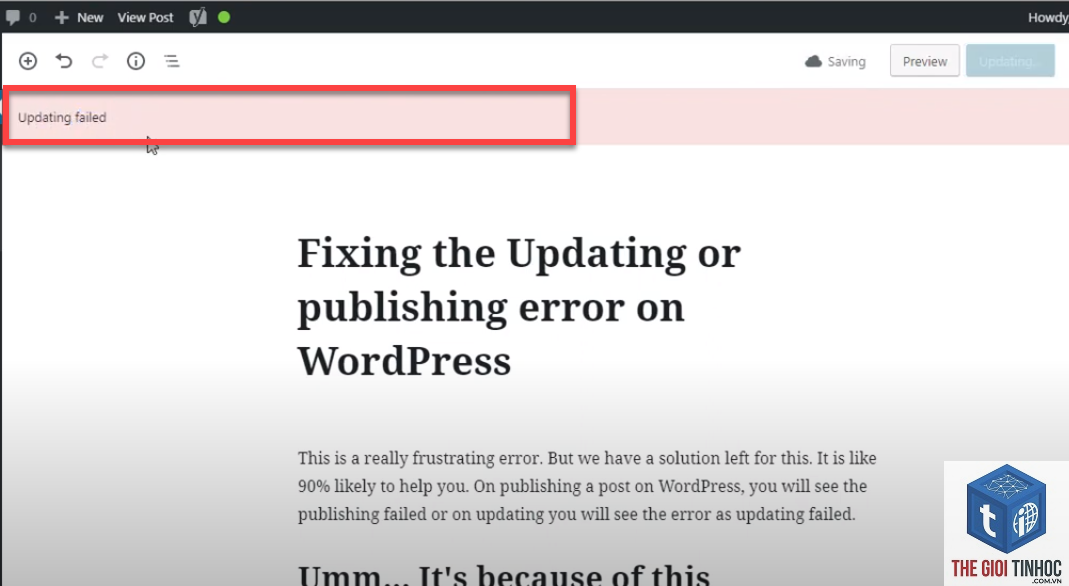 wordpress update failed - Hình 3