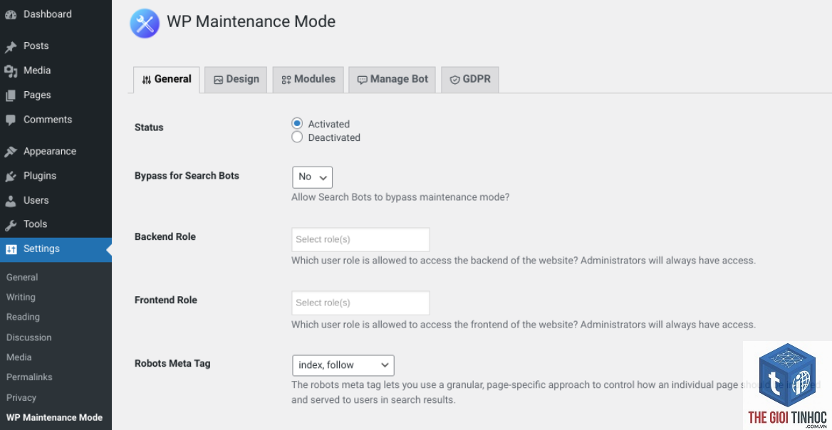 wordpress update maintenance mode - Hình 4