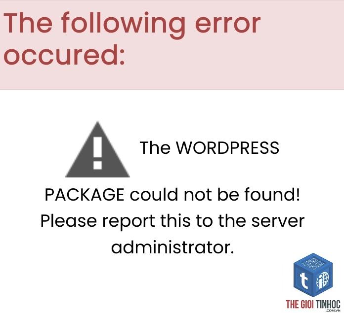 wordpress update package error - Hình 3