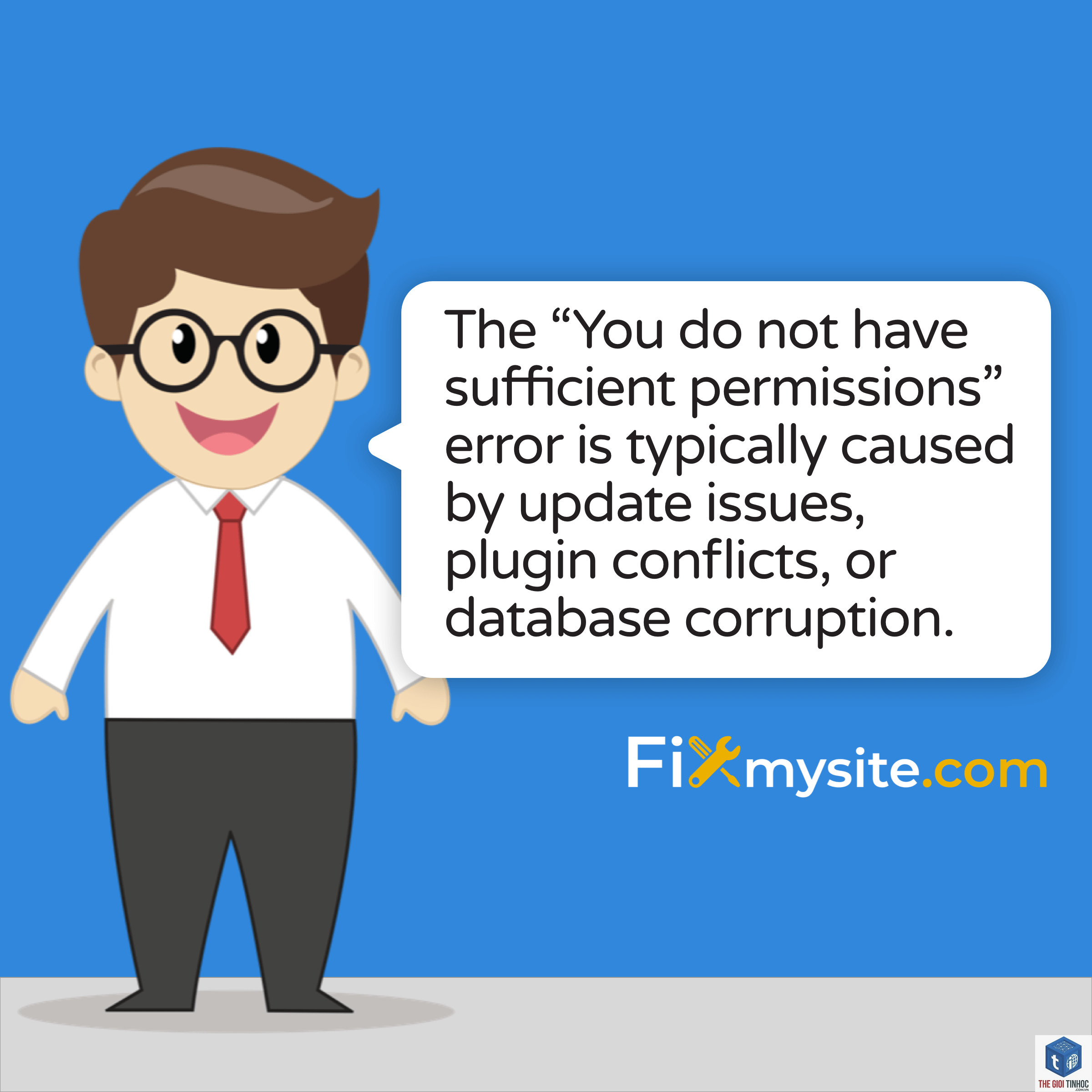 wordpress update permissions error - Hình 3