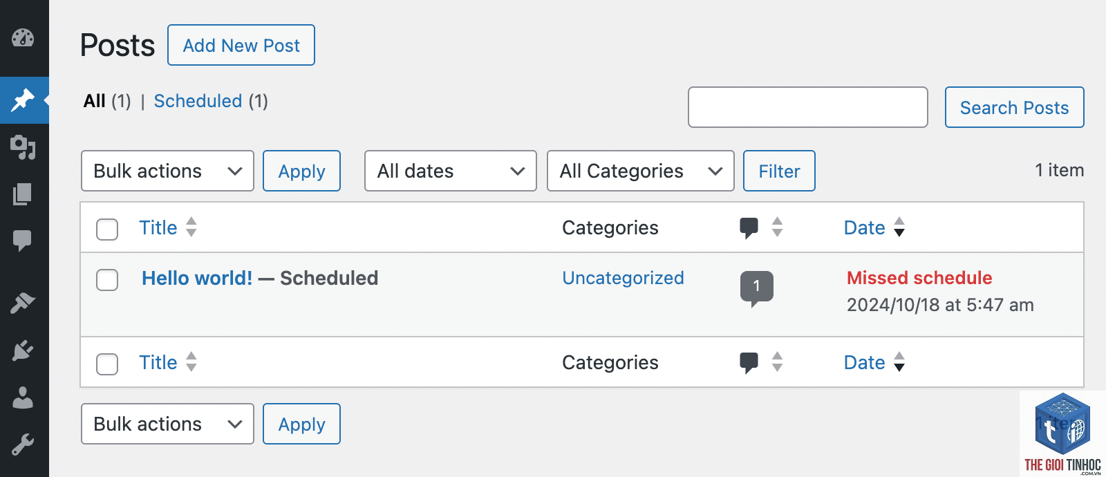 wordpress update wp cron error - Hình 1