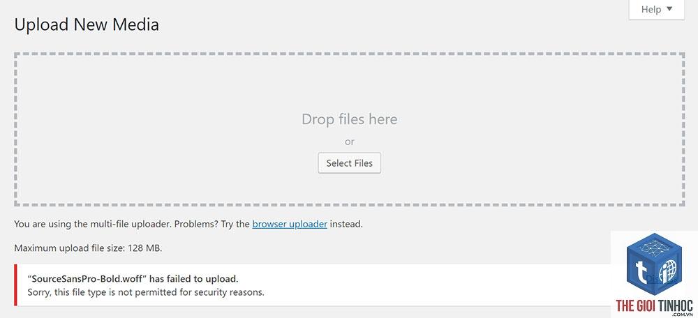 wordpress upload image file type not permitted - Hình 4