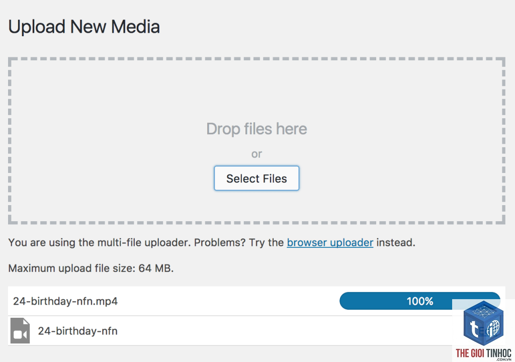 wordpress upload nginx error