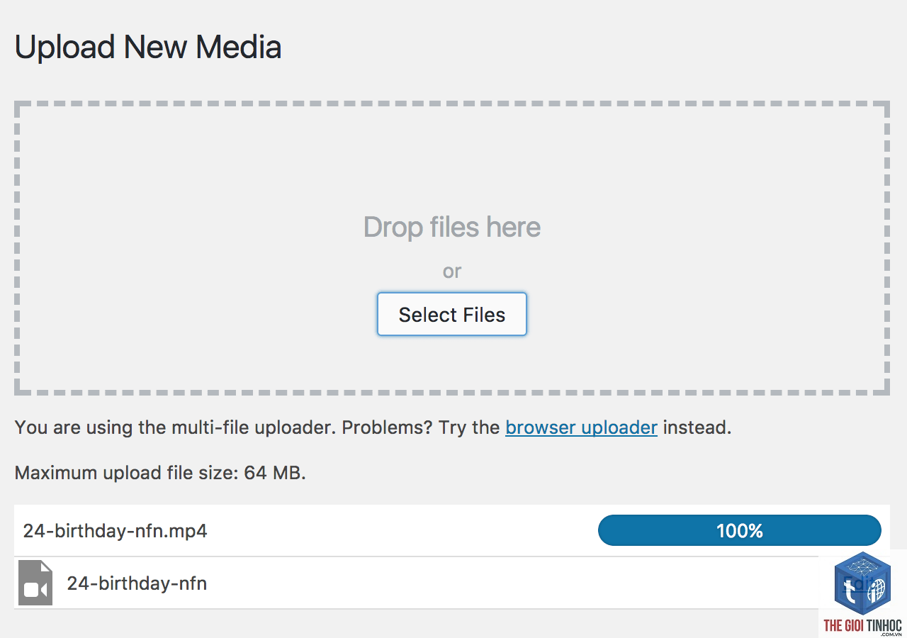 wordpress upload nginx error - Hình 1