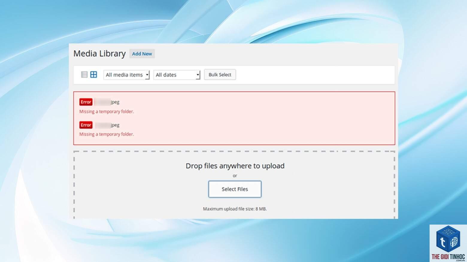 wordpress uploads directory missing - Hình 5