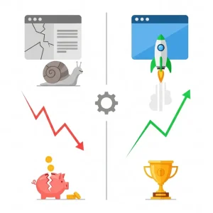 wordpress user experience và tốc độ