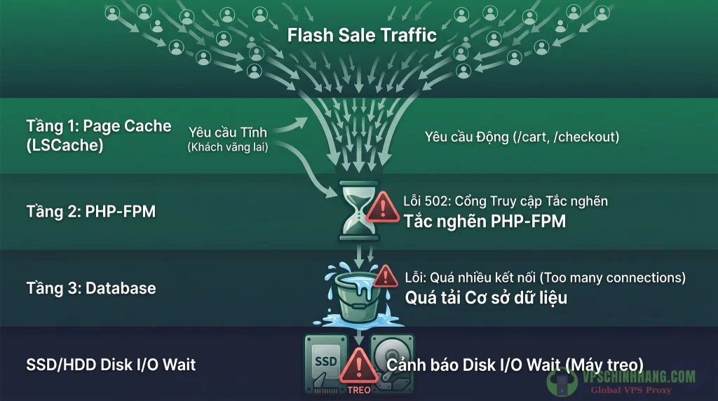 wordpress vps quá tải