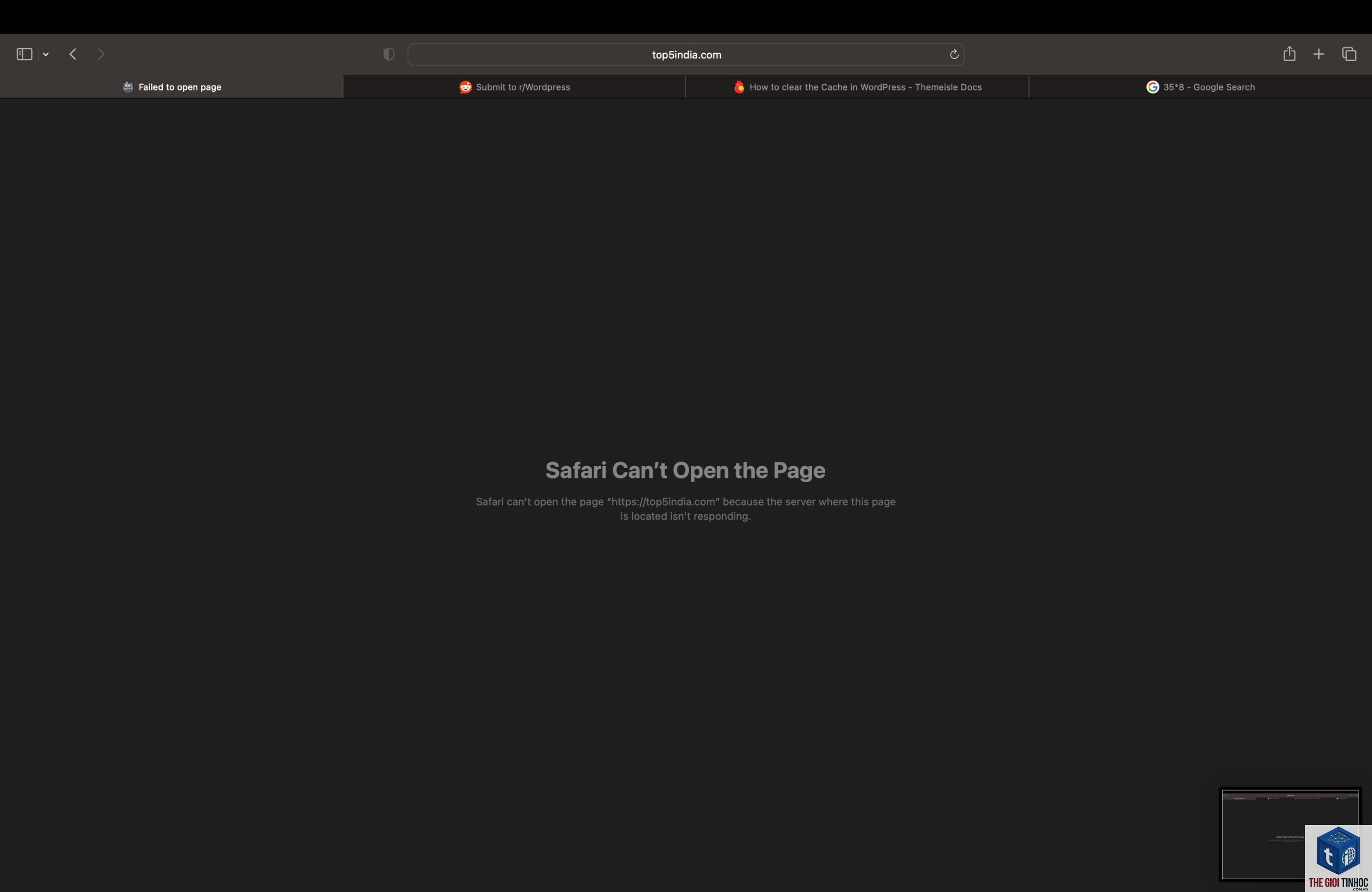 wordpress website not responding - Hình 3