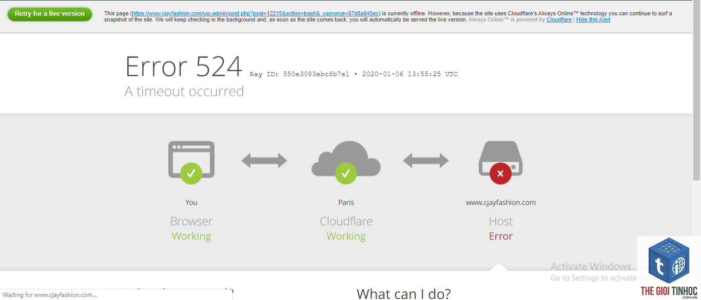 wordpress website timeout - Hình 4