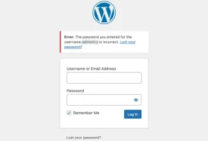 wordpress wp-admin bị khóa