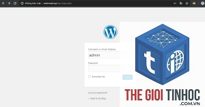 wordpress wp-admin không tải