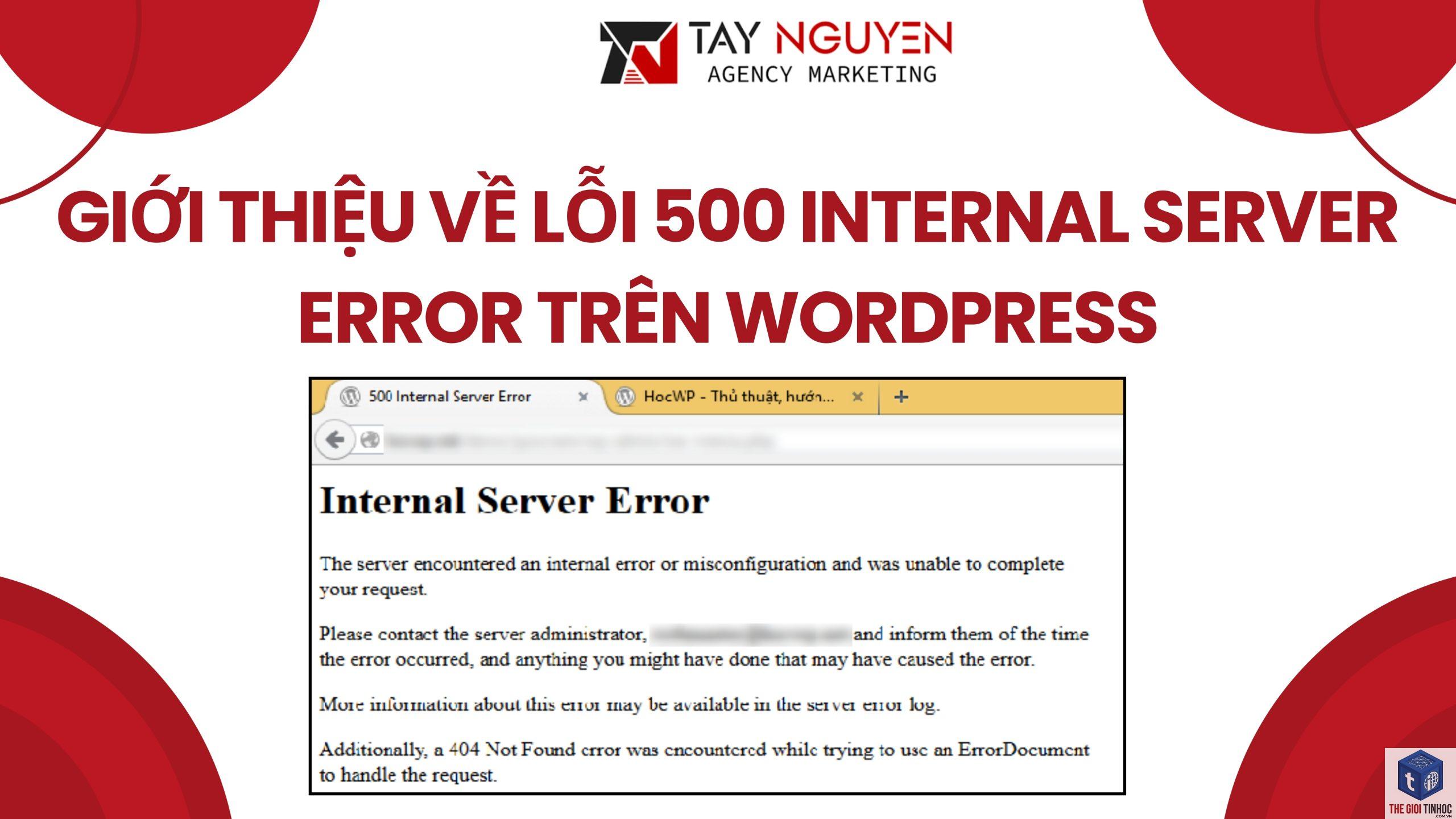 wordpress wp-admin lỗi 500 - Hình 2