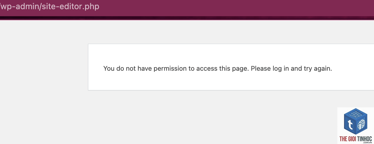 wordpress wp-admin permission lỗi - Hình 3