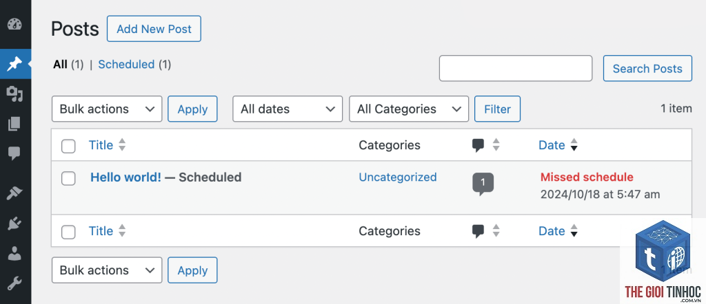 wordpress wp cron not working