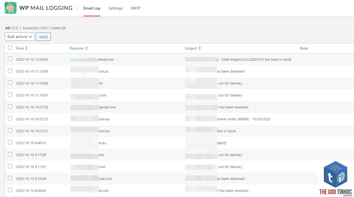 wordpress wp_mail logging lỗi - Hình 4