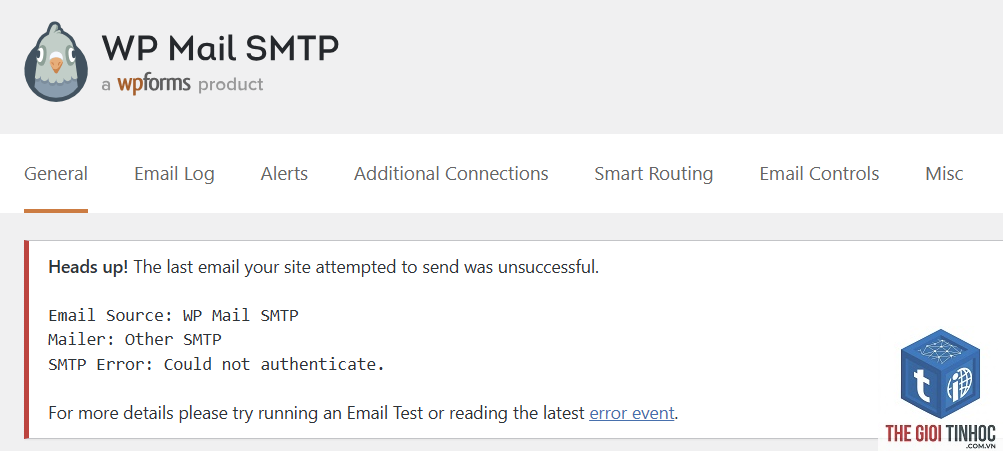 wordpress wp_mail smtp error - Hình 5