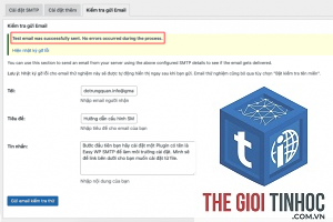 wordpress zoho mail smtp lỗi