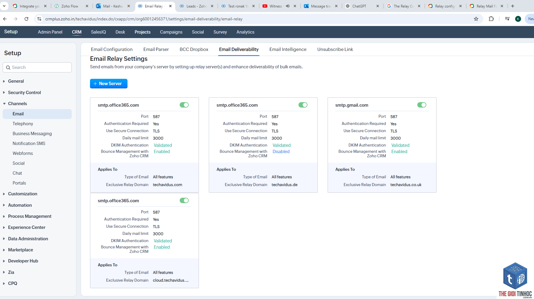 wordpress zoho relay error - Hình 3