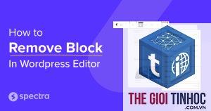 xóa block wordpress