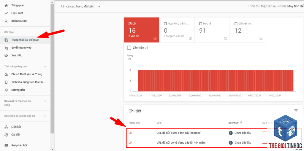 xóa url khỏi google search console