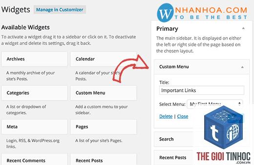 xóa widget wordpress - Hình 4