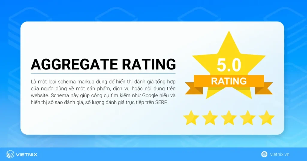 aggregate rating schema là gì