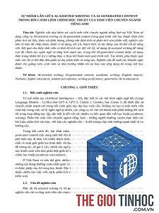 ai assisted writing là gì