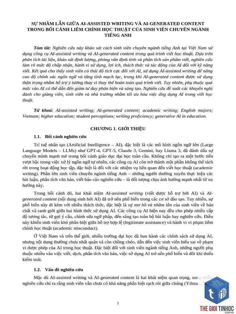 ai assisted writing là gì