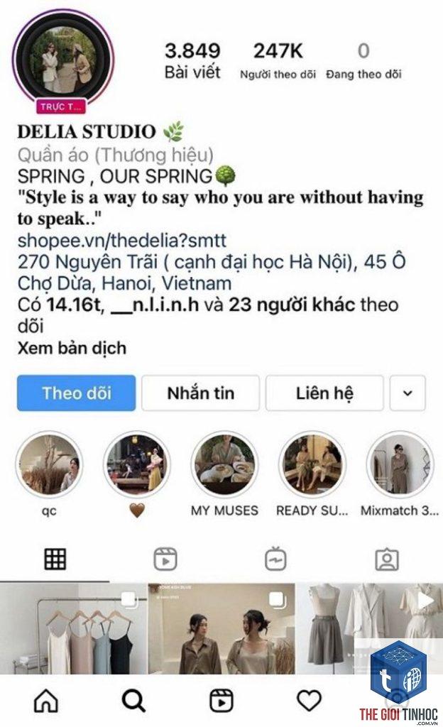 bán hàng qua instagram