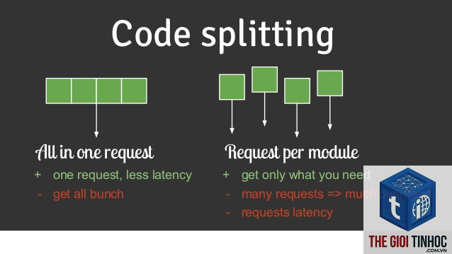code splitting là gì