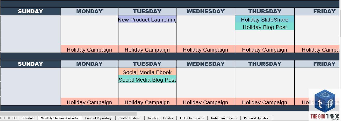 content calendar là gì - Hình 5