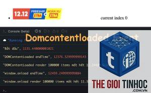 dom content loaded là gì