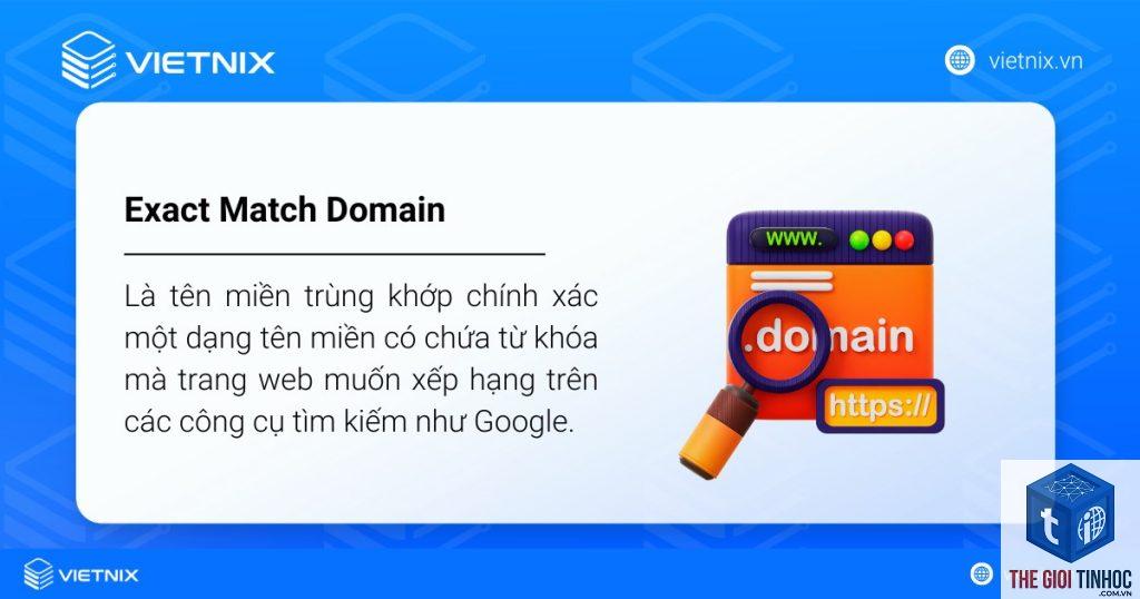 exact match domain là gì